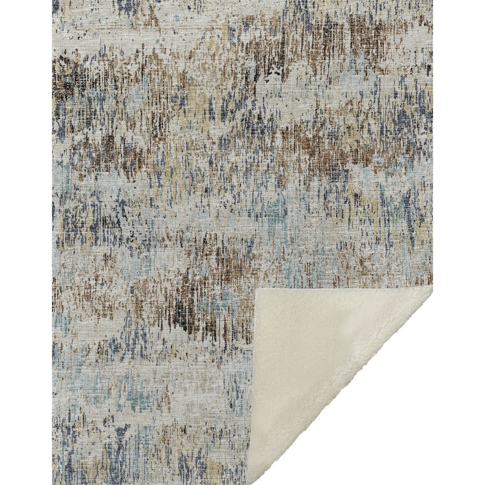 Premium Machine Washable ASB66 Moody 50" x 70" Sherpa Throw Blanket