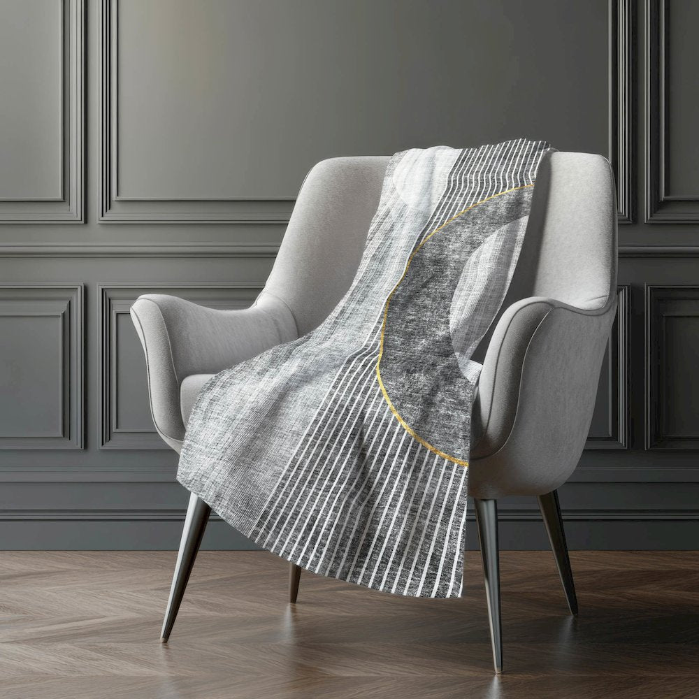 Premium Machine Washable ASB676 Charcoal 50" x 70" Sherpa Throw Blanket