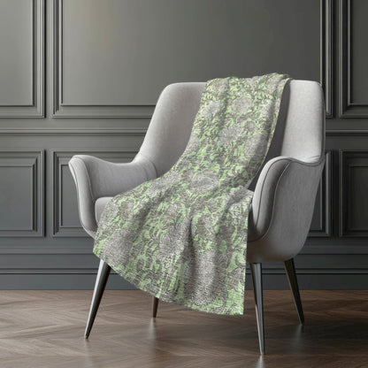 Premium Machine Washable ASB677 Aloe 50" x 70" Sherpa Throw Blanket