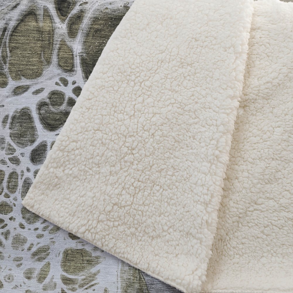 Premium Machine Washable ASB682 Chocolate 50" x 70" Sherpa Throw Blanket