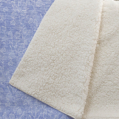 Premium Machine Washable ASB691 Denim 50" x 70" Sherpa Throw Blanket