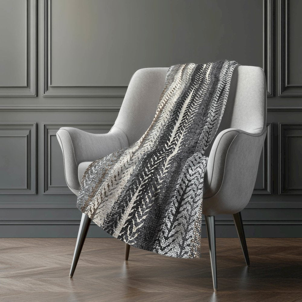 Premium Machine Washable ASB693 Brown 50" x 70" Sherpa Throw Blanket