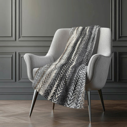 Premium Machine Washable ASB693 Brown 50" x 70" Sherpa Throw Blanket
