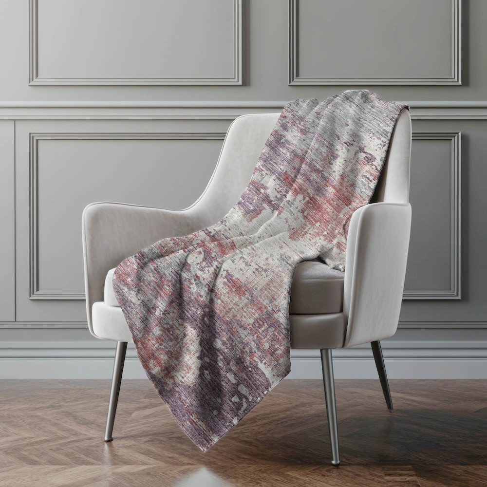 Premium Machine Washable ASB69 Pink 50" x 70" Sherpa Throw Blanket