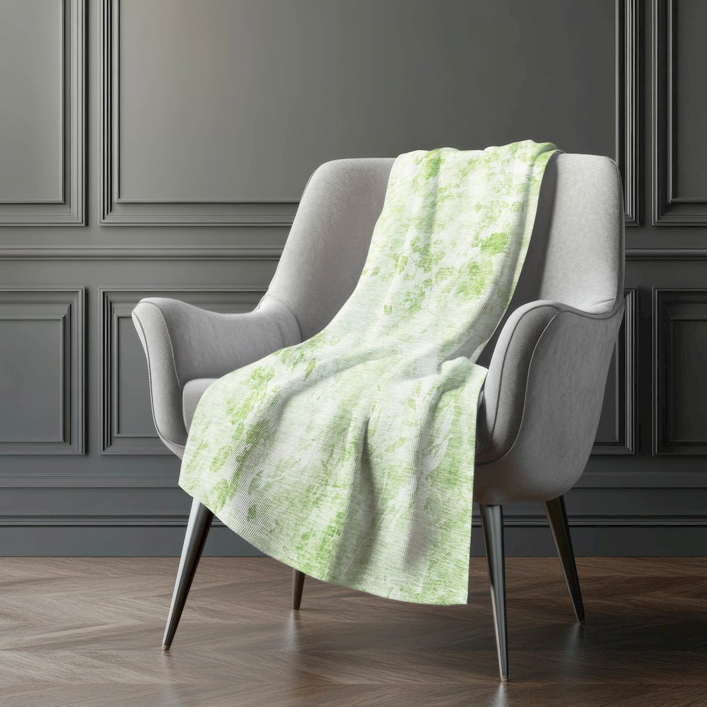 Premium Machine Washable ASB724 Aloe 50" x 70" Sherpa Throw Blanket