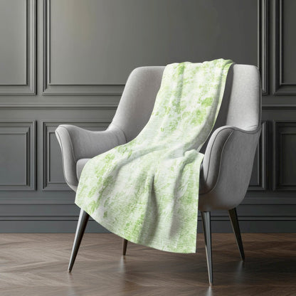 Premium Machine Washable ASB724 Aloe 50" x 70" Sherpa Throw Blanket