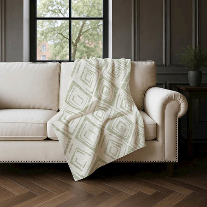 Premium Machine Washable ASB737 Aloe 50" x 70" Sherpa Throw Blanket