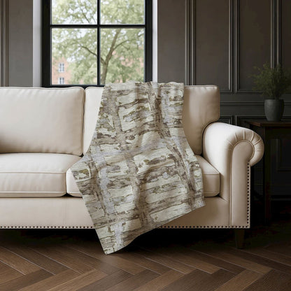 Premium Machine Washable ASB745 Taupe 50" x 70" Sherpa Throw Blanket