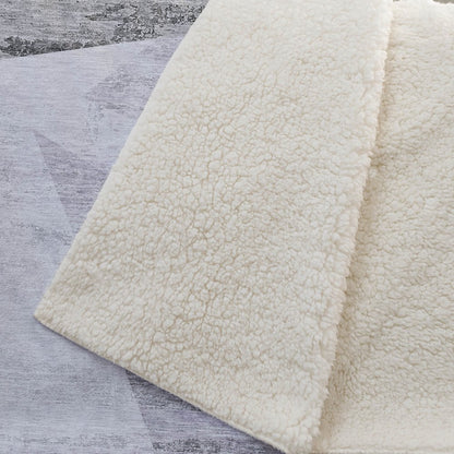 Premium Machine Washable ASB770 Purple 50" x 70" Sherpa Throw Blanket