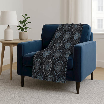 Premium Machine Washable ASB809 Blue 50" x 70" Sherpa Throw Blanket