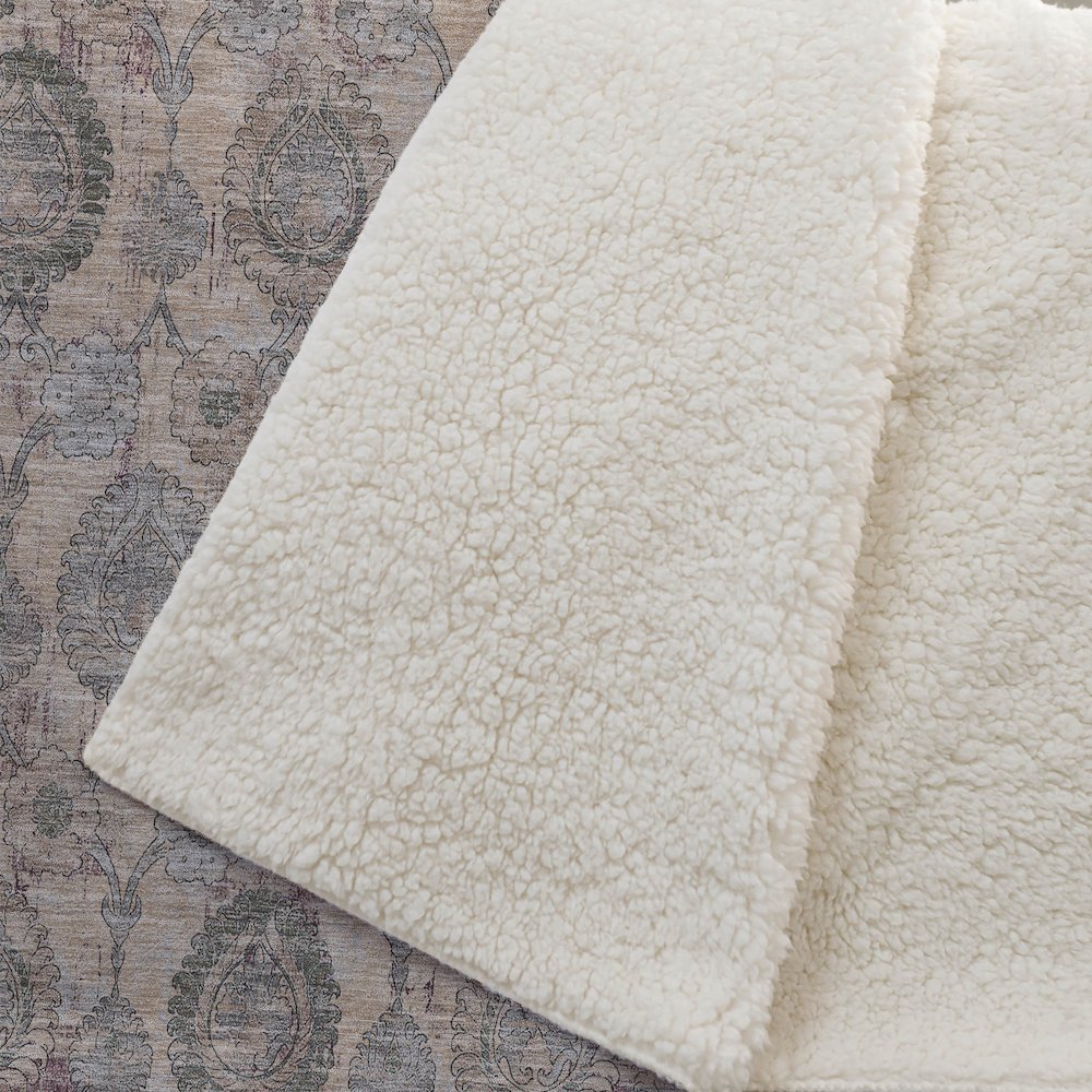 Premium Machine Washable ASB821 Coral 50" x 70" Sherpa Throw Blanket