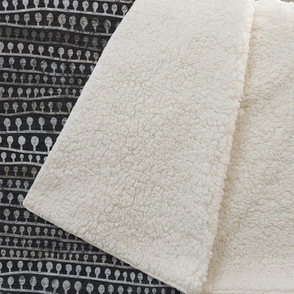 Premium Machine Washable ASB823 Taupe 50" x 70" Sherpa Throw Blanket