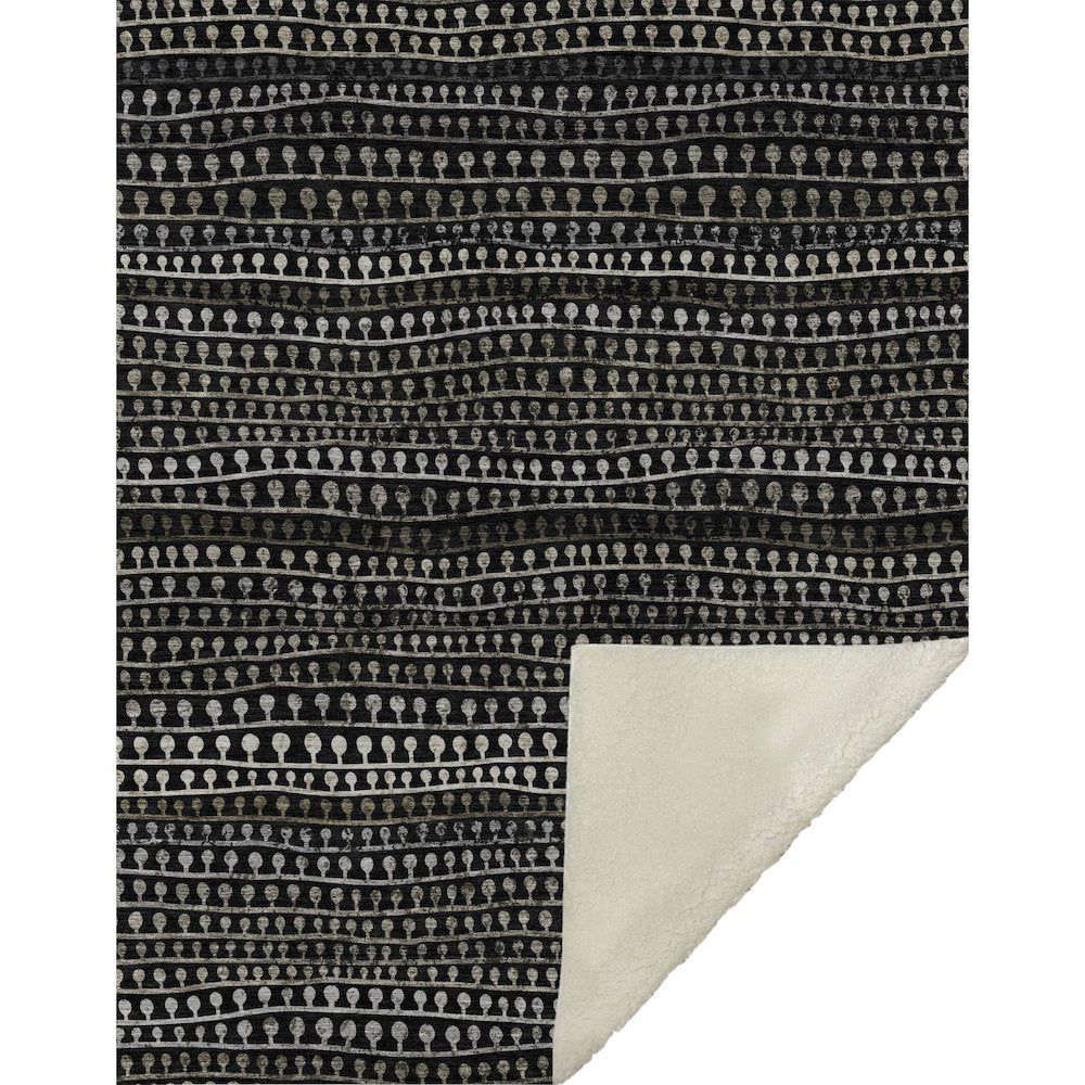 Premium Machine Washable ASB823 Taupe 50" x 70" Sherpa Throw Blanket