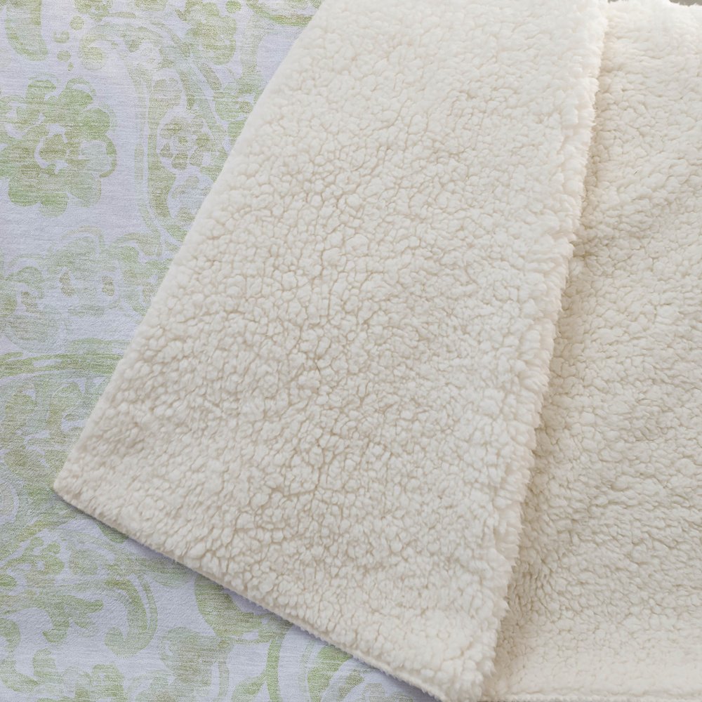 Premium Machine Washable ASB835 Sage 50" x 70" Sherpa Throw Blanket