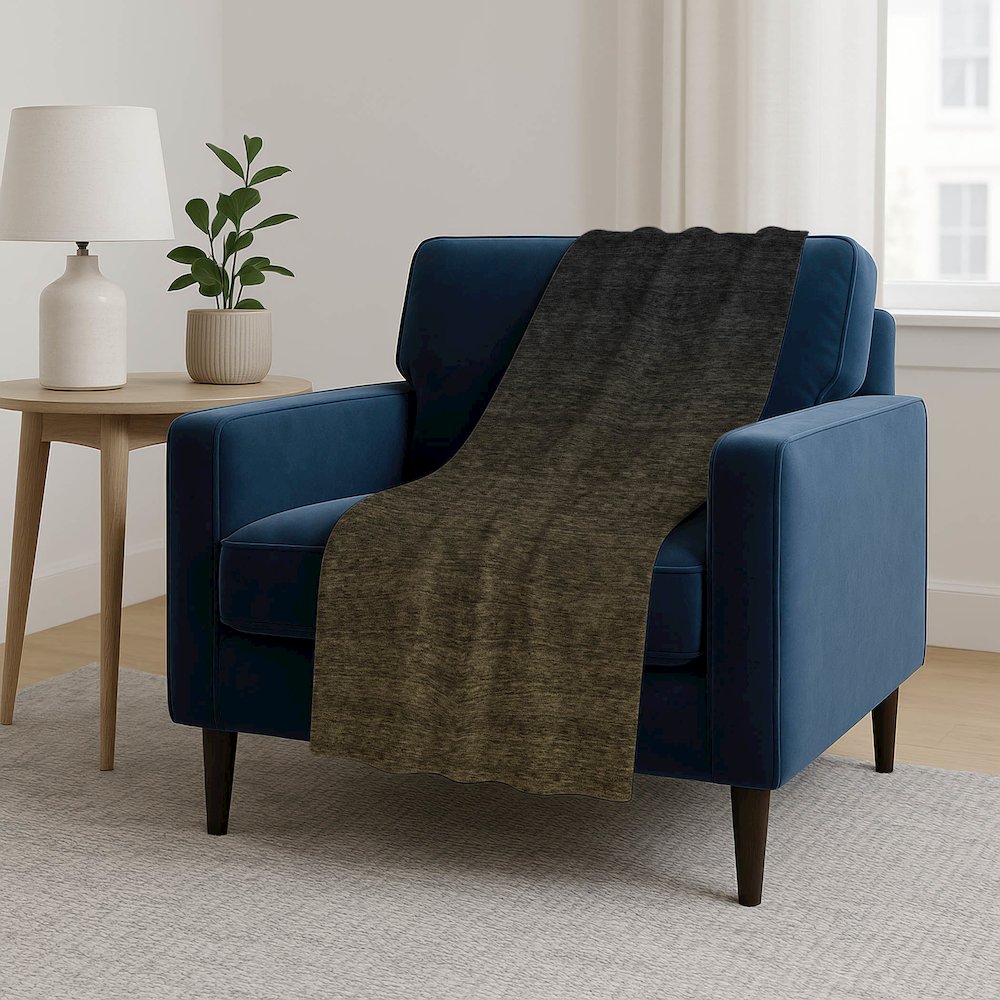 Premium Machine Washable ASB844 Chocolate 50" x 70" Sherpa Throw Blanket