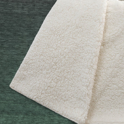 Premium Machine Washable ASB844 Emerald 50" x 70" Sherpa Throw Blanket