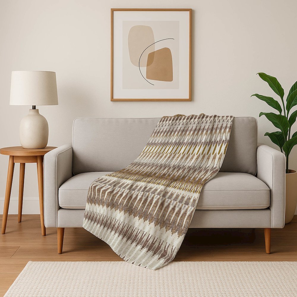 Premium Machine Washable ASB860 Brown 50" x 70" Sherpa Throw Blanket