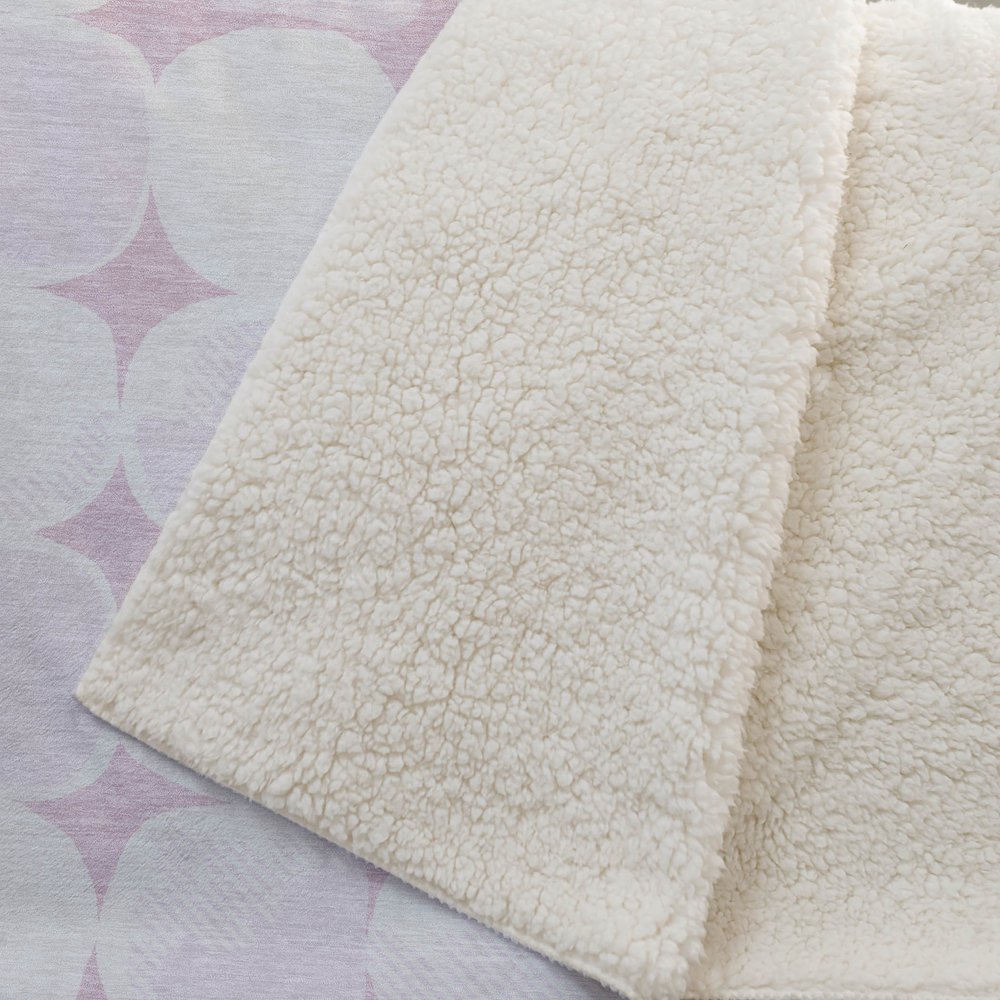 Premium Machine Washable ASB870 Pink 50" x 70" Sherpa Throw Blanket