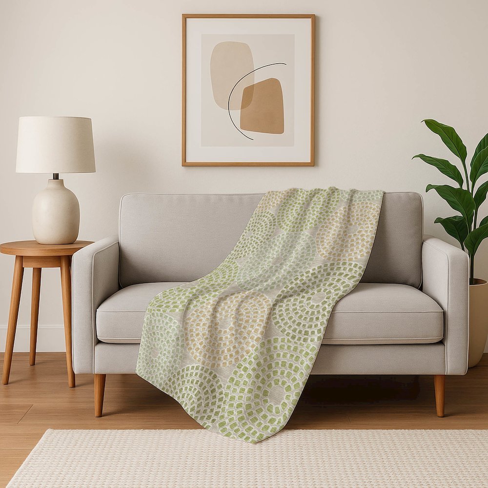 Premium Machine Washable ASB882 Aloe 50" x 70" Sherpa Throw Blanket