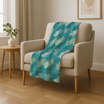 Premium Machine Washable ASB908 Emerald 50" x 70" Sherpa Throw Blanket