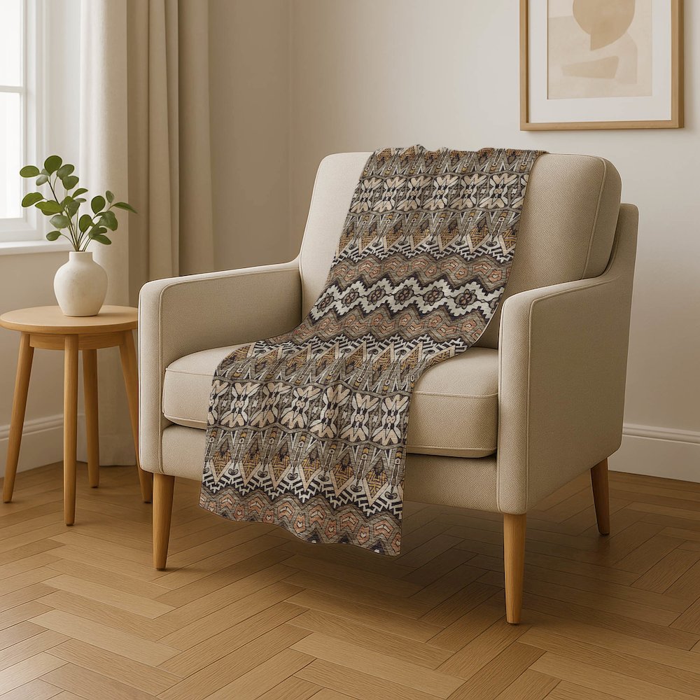Premium Machine Washable ASB909 Taupe 50" x 70" Sherpa Throw Blanket