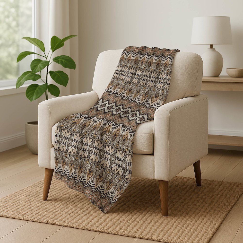 Premium Machine Washable ASB909 Taupe 50" x 70" Sherpa Throw Blanket