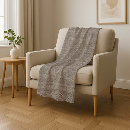 Premium Machine Washable ASB910 Brown 50" x 70" Sherpa Throw Blanket
