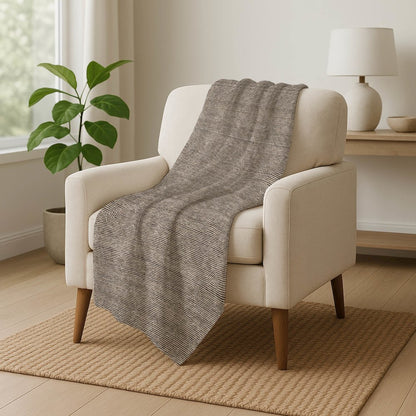 Premium Machine Washable ASB910 Brown 50" x 70" Sherpa Throw Blanket