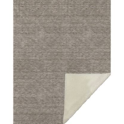 Premium Machine Washable ASB910 Brown 50" x 70" Sherpa Throw Blanket
