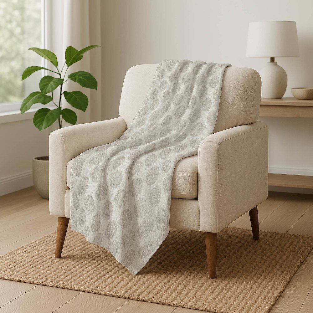 Premium Machine Washable ASB921 Ivory 50" x 70" Sherpa Throw Blanket