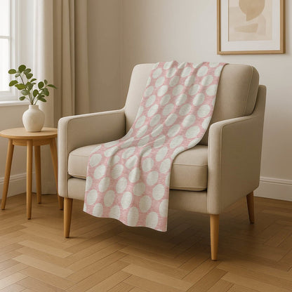 Premium Machine Washable ASB921 Pink 50" x 70" Sherpa Throw Blanket
