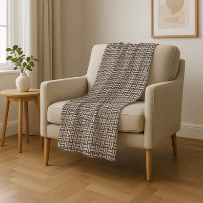 Premium Machine Washable ASB925 Brown 50" x 70" Sherpa Throw Blanket
