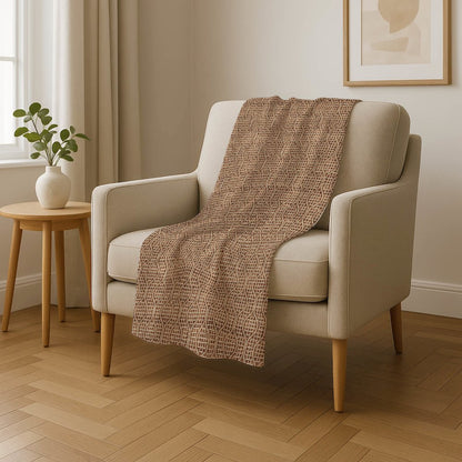 Premium Machine Washable ASB926 Paprika 50" x 70" Sherpa Throw Blanket