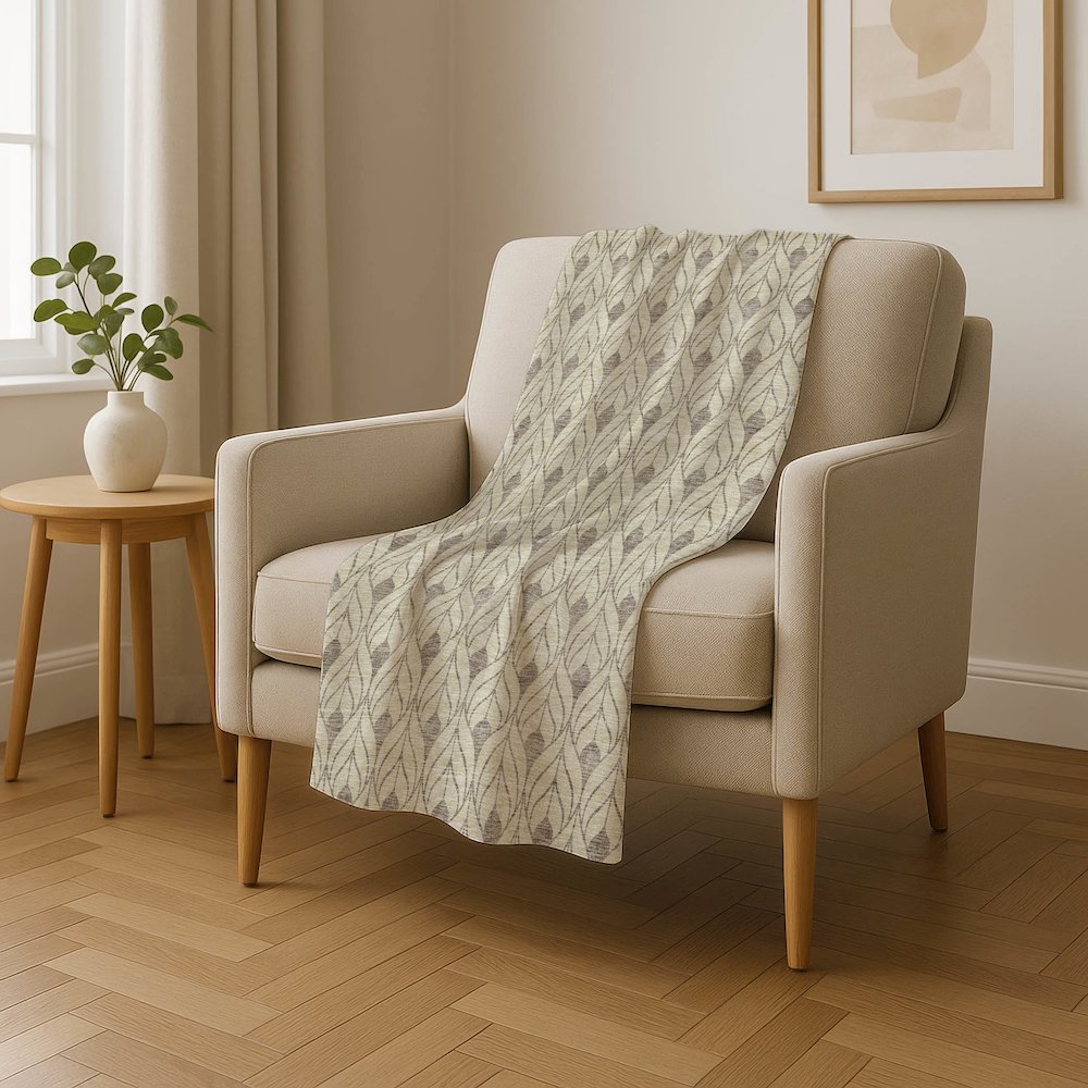 Premium Machine Washable ASB931 Beige 50" x 70" Sherpa Throw Blanket