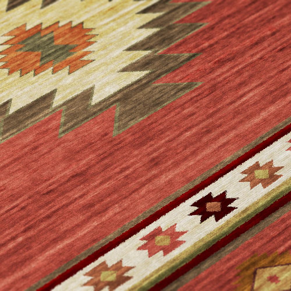 Indoor/Outdoor Phoenix PH4 Paprika Washable 1'8" x 2'6" Rug