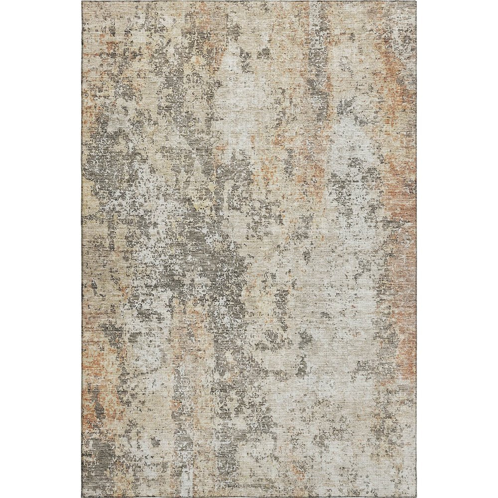 Luxury Washable Indoor/Outdoor Bresca Terracotta 2'6" x 3'10" Rug