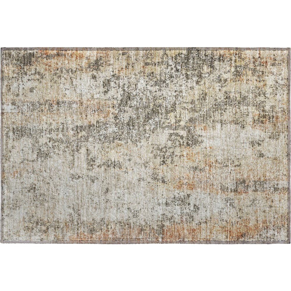 Luxury Washable Indoor/Outdoor Bresca Terracotta 1'8" x 2'6" Rug