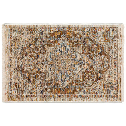 Bergama BE9 Mocha 1'8" x 2'6" Rug