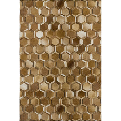Luxury Washable Indoor/Outdoor Bozeman Brown 2'6" x 3'10" Rug