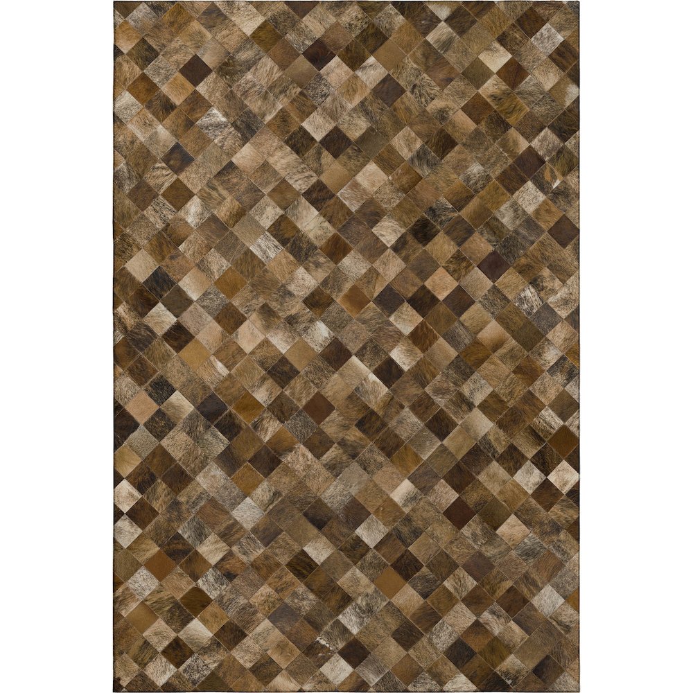 Luxury Washable Indoor/Outdoor Bozeman Brown 2'6" x 3'10" Rug