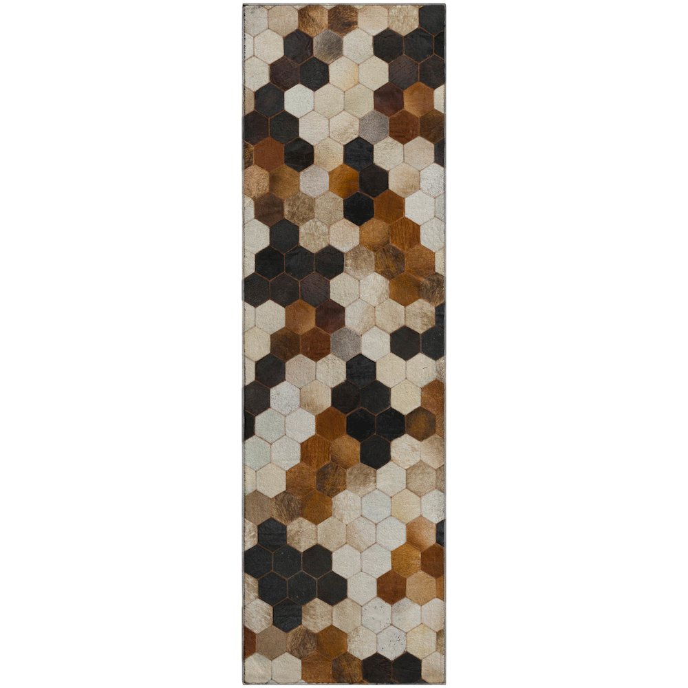 Luxury Washable Indoor/Outdoor Bozeman Dune 2'3" x 7'6" Runner Rug