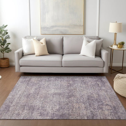 Luxury Washable Indoor/Outdoor Burano Plum 2'6" x 3'10" Rug