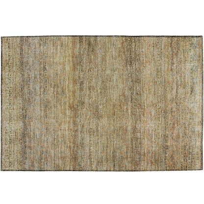 Luxury Washable Indoor/Outdoor Burano Wheat 1'8" x 2'6" Rug