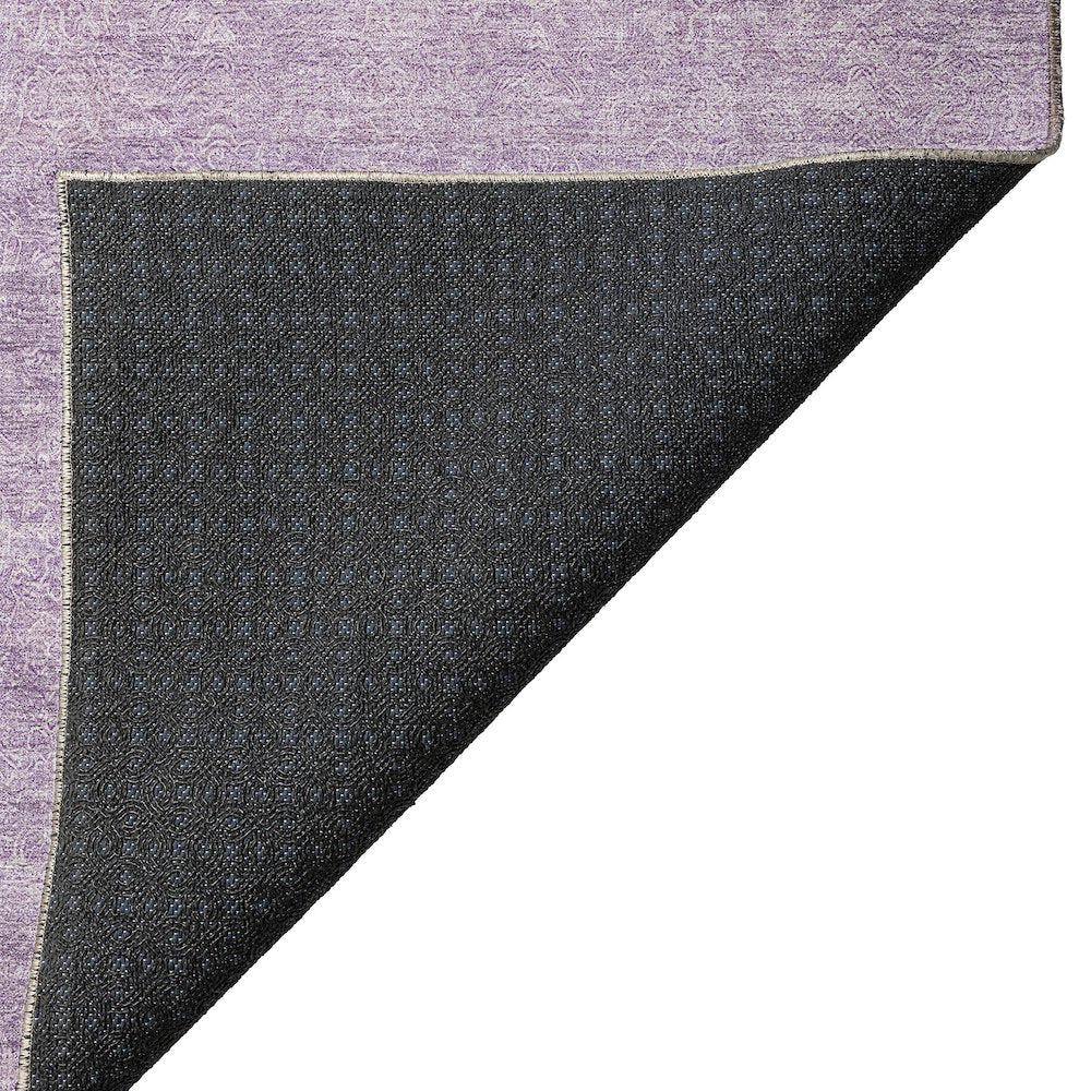Luxury Washable Indoor/Outdoor Burano Lavender 1'8" x 2'6" Rug