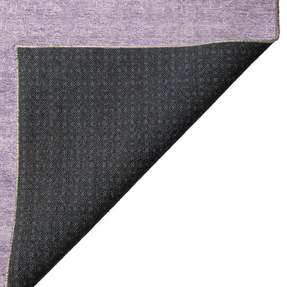 Luxury Washable Indoor/Outdoor Burano Lavender 1'8" x 2'6" Rug