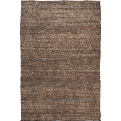 Luxury Washable Indoor/Outdoor Burano Coffee 2'6" x 3'10" Rug