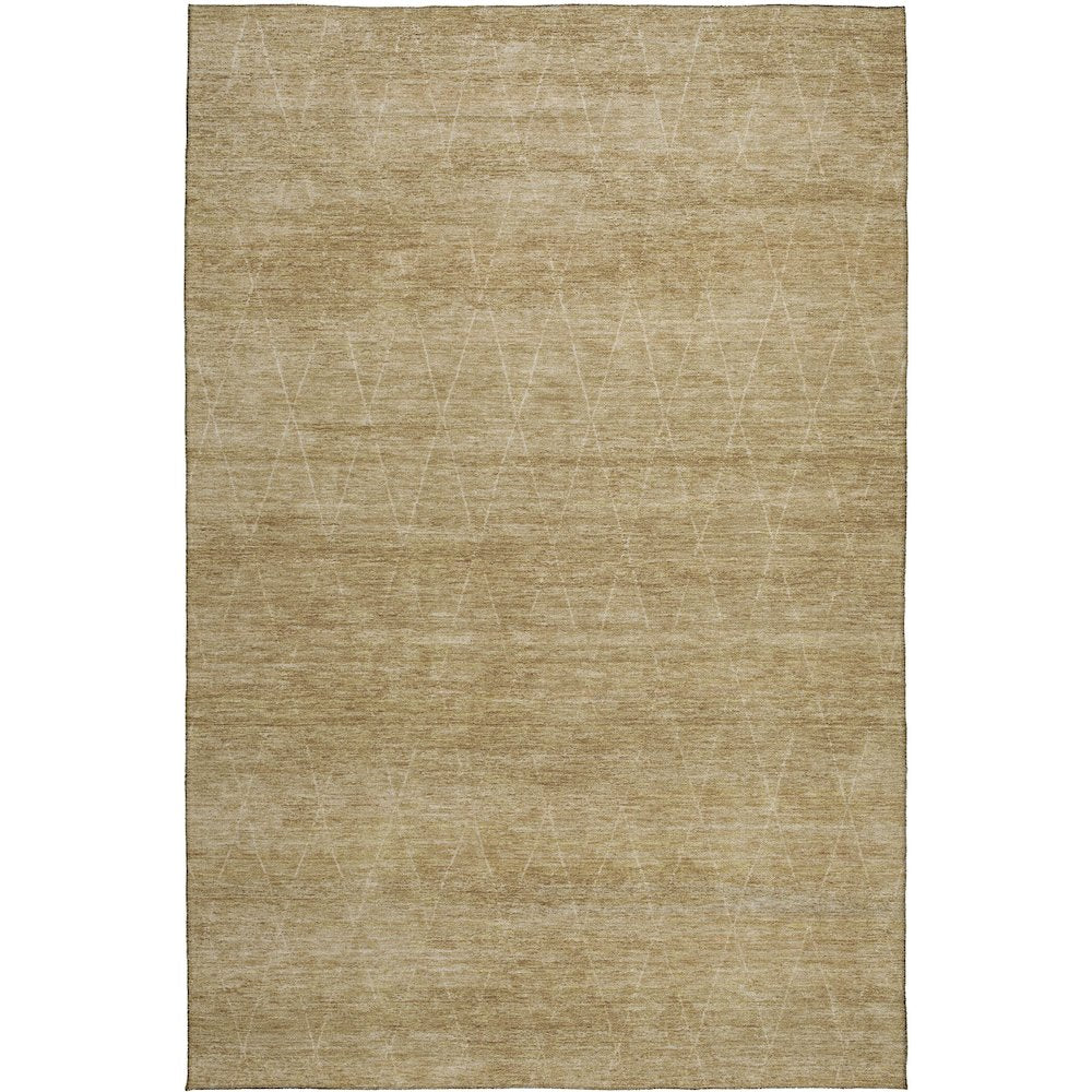 Luxury Washable Indoor/Outdoor Burano Wheat 2'6" x 3'10" Rug