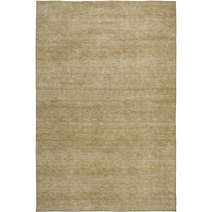 Luxury Washable Indoor/Outdoor Burano Wheat 2'6" x 3'10" Rug