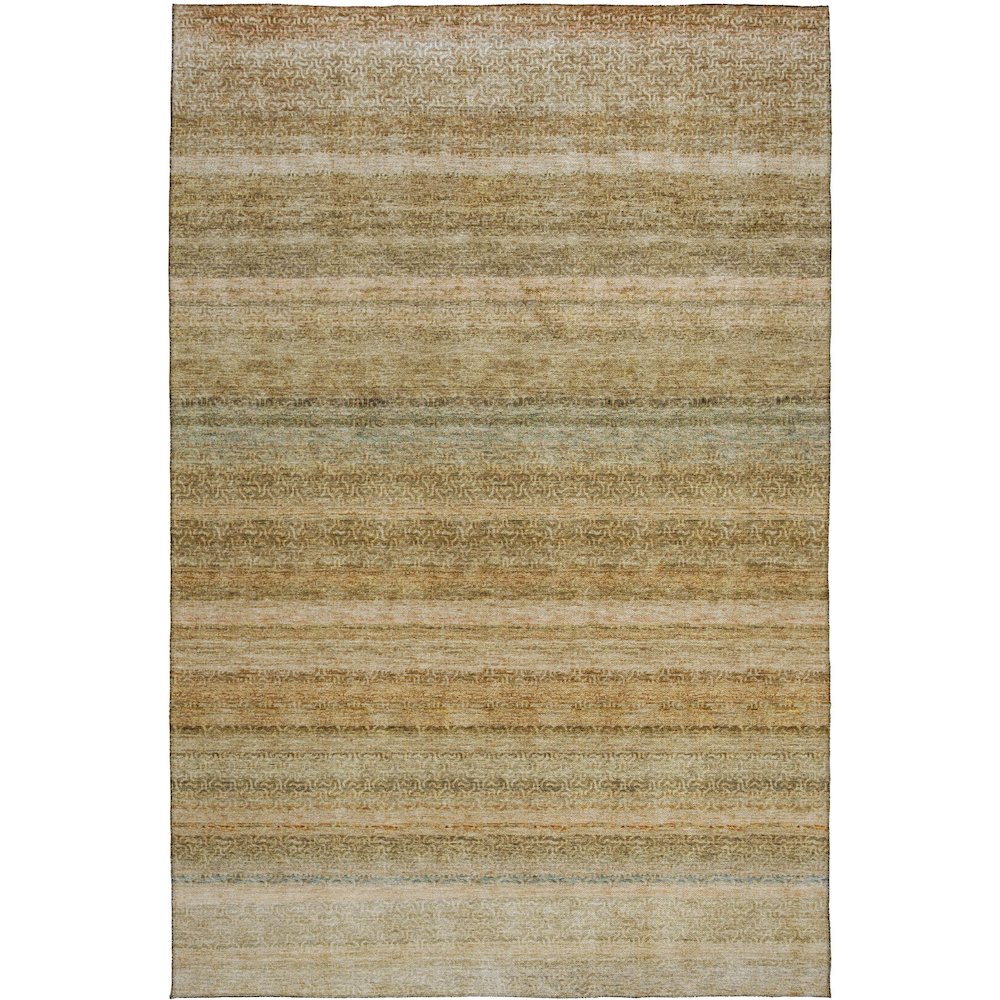 Luxury Washable Indoor/Outdoor Burano Copper 2'6" x 3'10" Rug