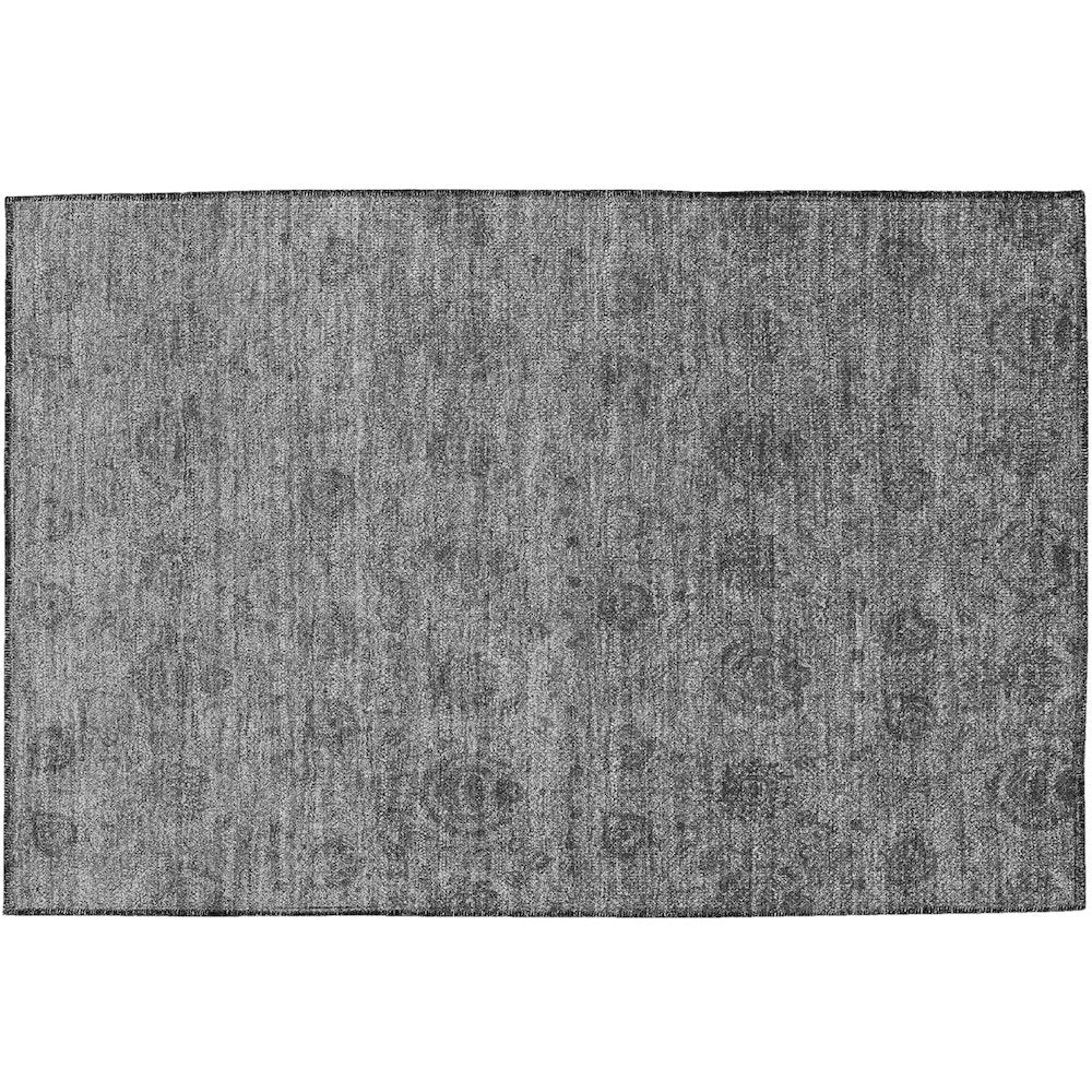 Luxury Washable Indoor/Outdoor Burano Gray 1'8" x 2'6" Rug